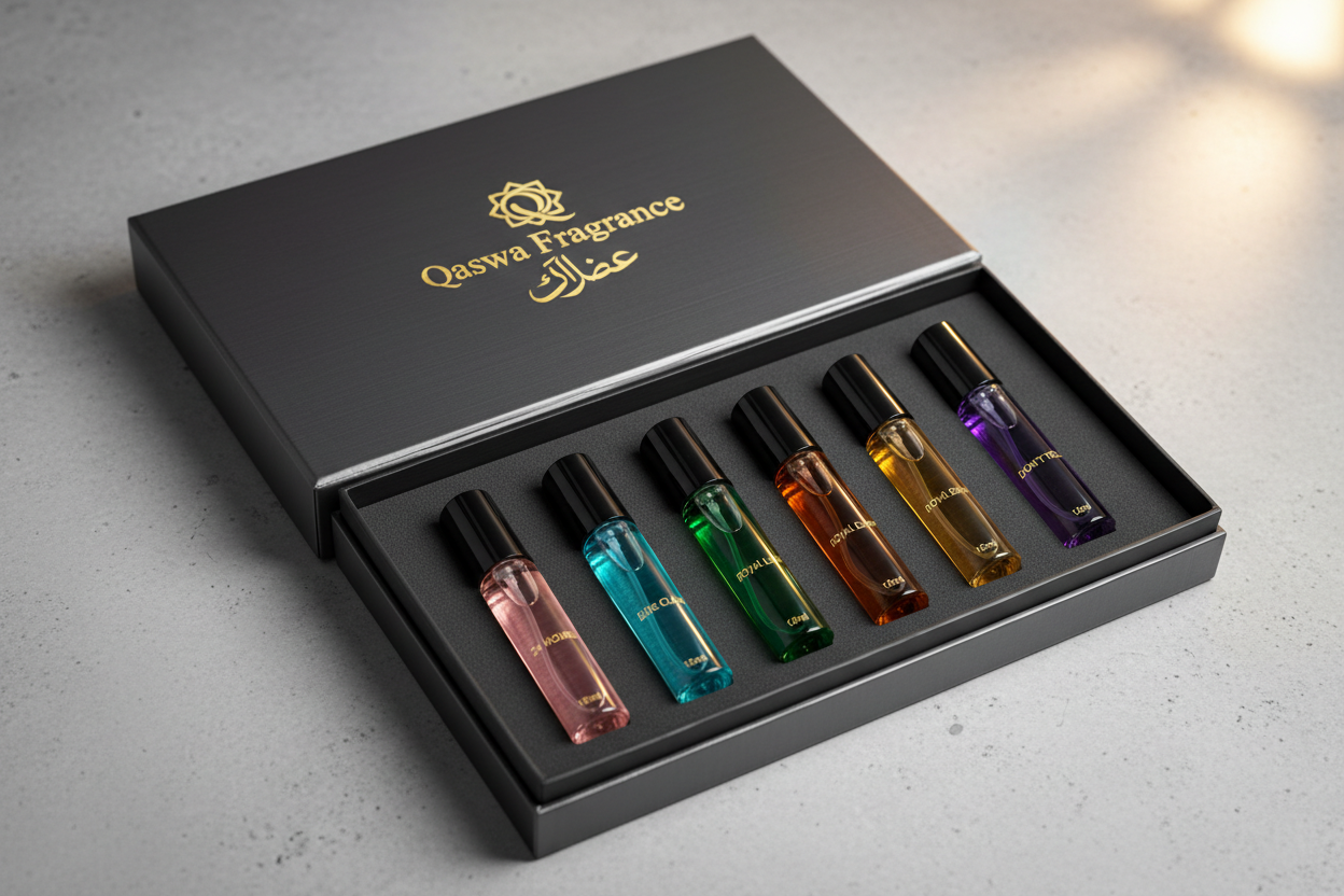 Qaswa Fragrance 5 Tester Box