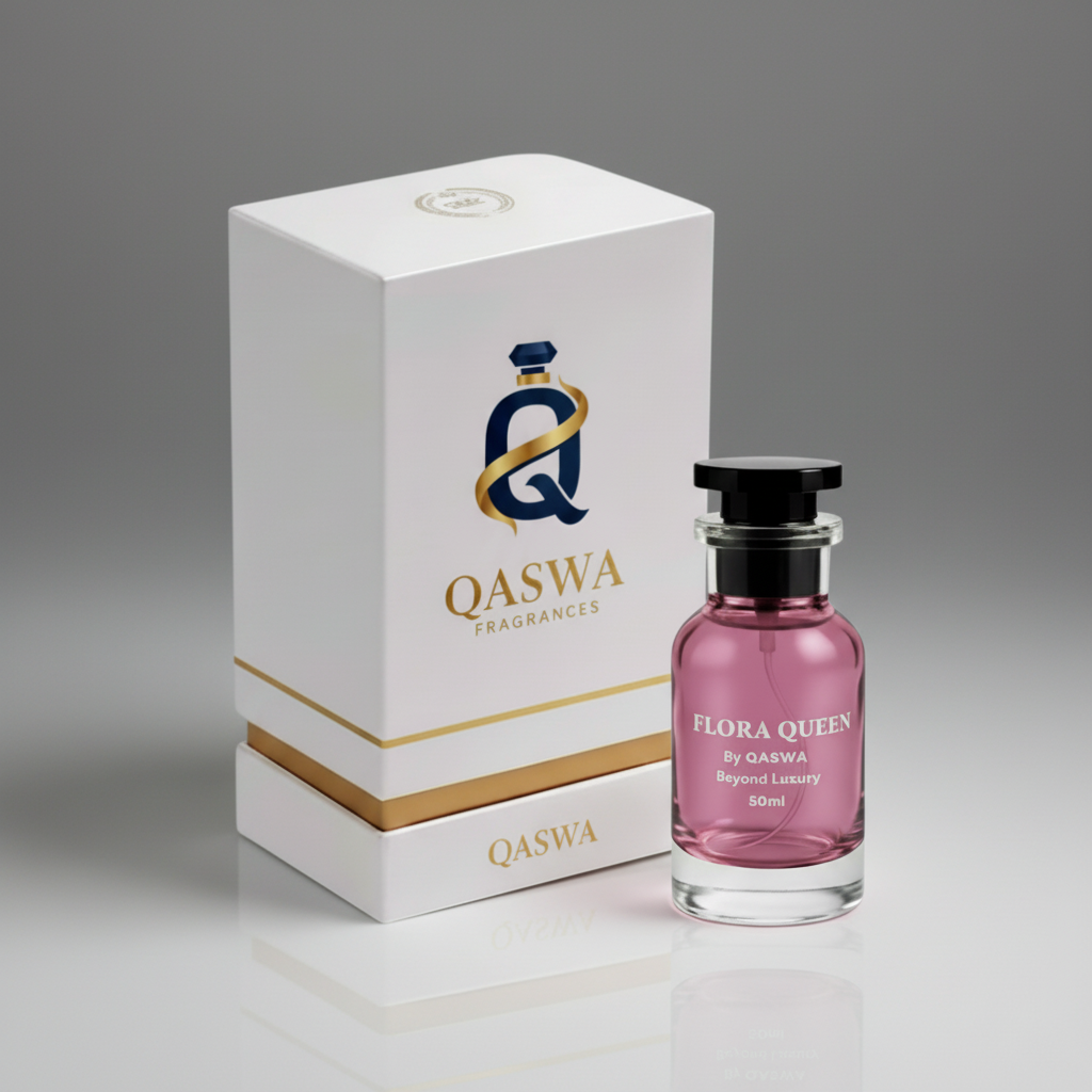 Flora Queen Luxury Gray Background